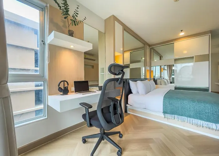 Apartment Elegant Near Iconsiam L High-speed Wifi L Bts Wongwian Yai