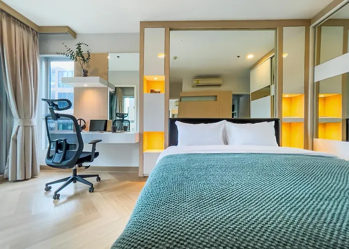 Apartment Elegant Near Iconsiam L High-speed Wifi L Bts Wongwian Yai *