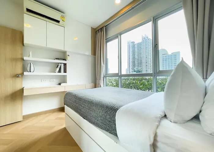 Apartment Elegant Near Iconsiam L High-speed Wifi L Bts Wongwian Yai *